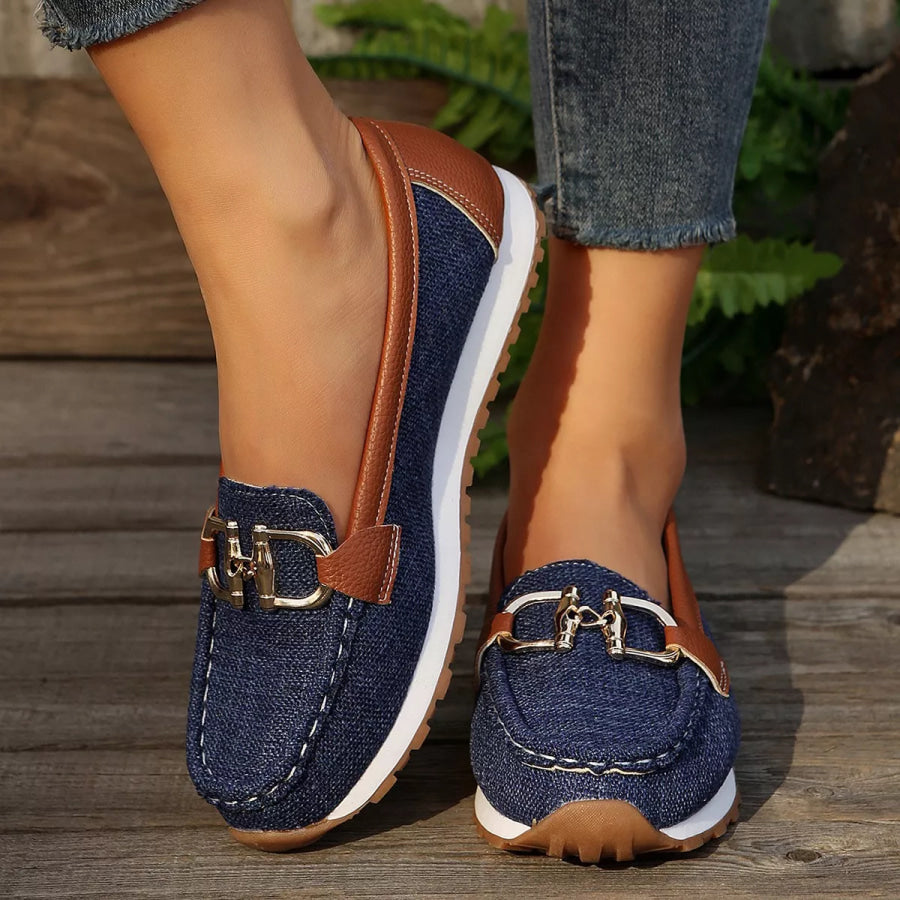 Round Toe Slip-Ons Apparel and Accessories