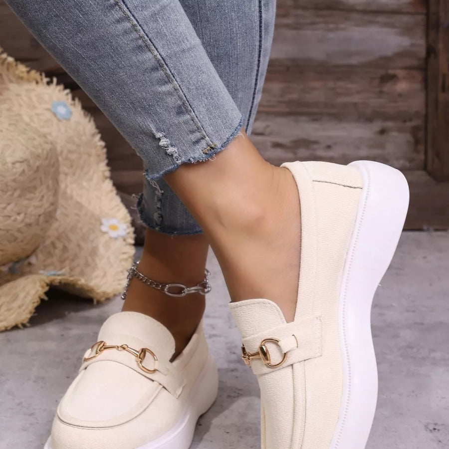 Round Toe Slip-Ons Apparel and Accessories