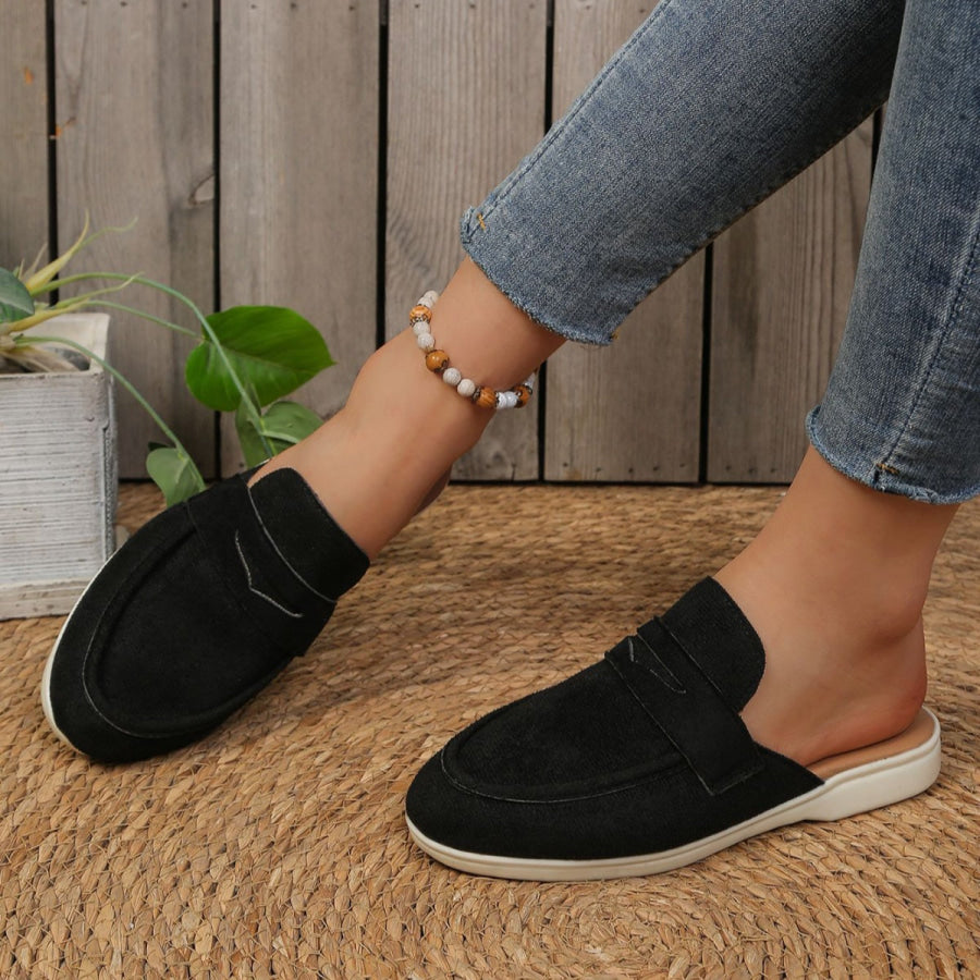 Round Toe Slip-Ons Apparel and Accessories