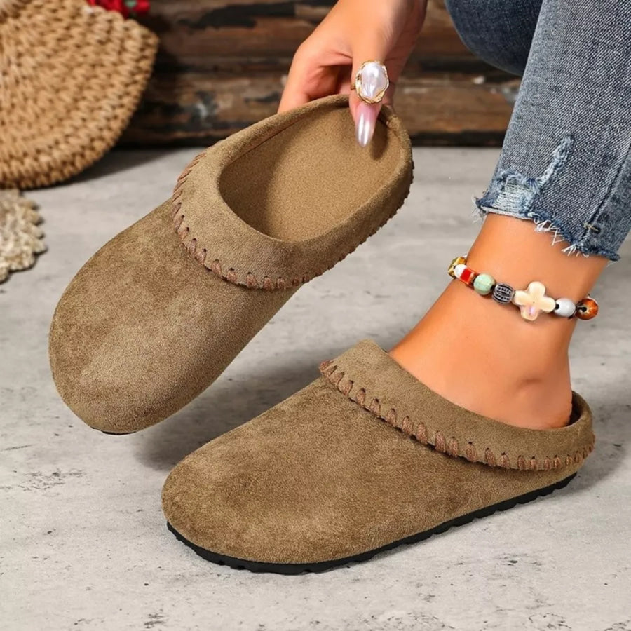 Round Toe Slip-Ons Apparel and Accessories