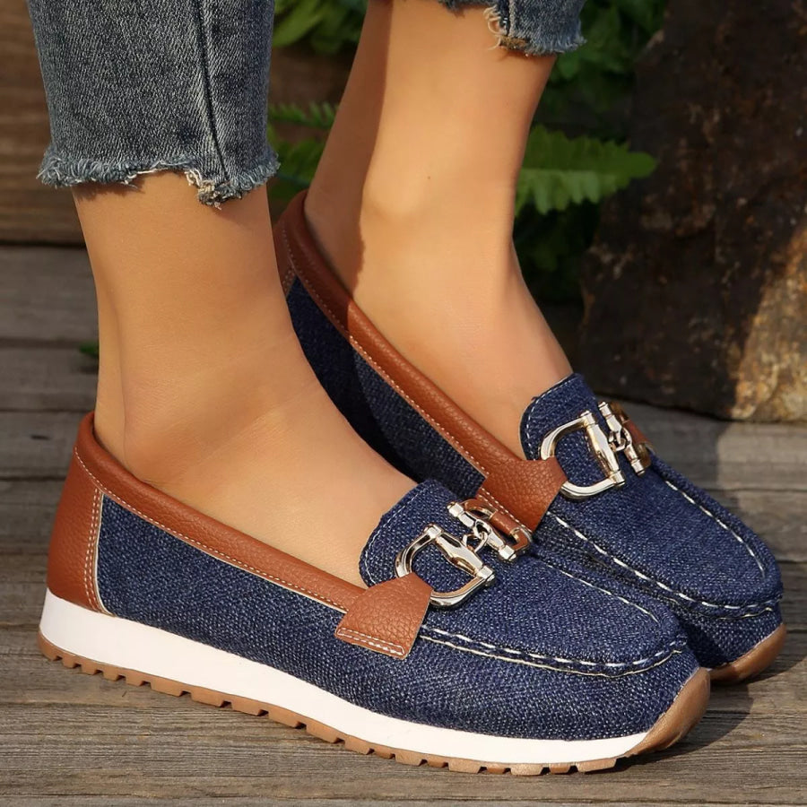 Round Toe Slip-Ons Apparel and Accessories