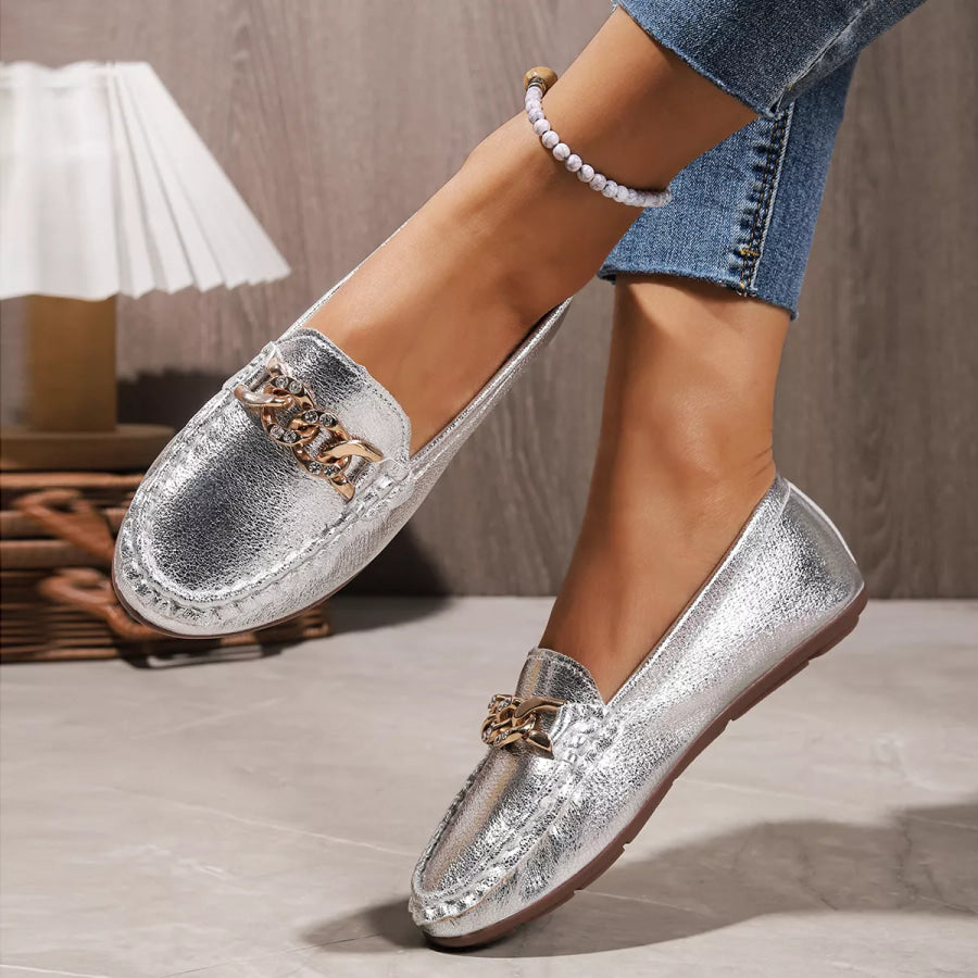 Round Toe Slip-Ons Apparel and Accessories