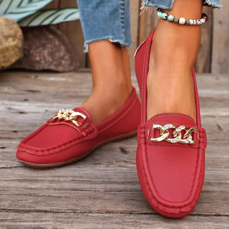 Round Toe Slip-Ons Apparel and Accessories