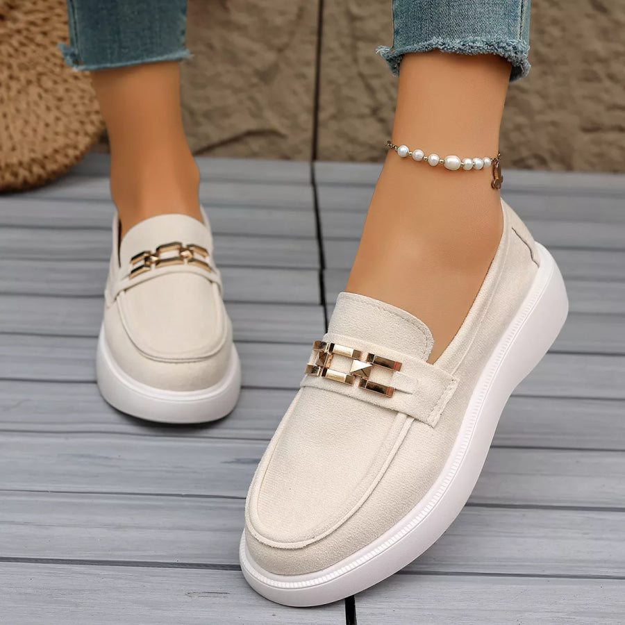 Round Toe Slip-Ons Apparel and Accessories