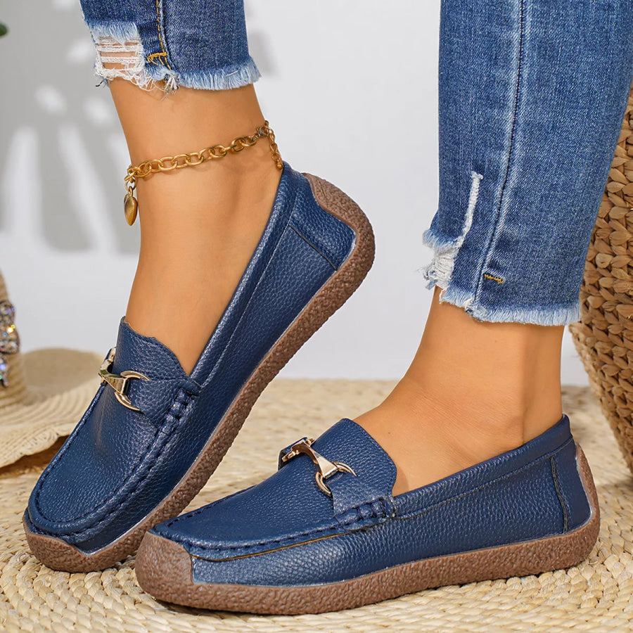 Round Toe Slip-Ons Apparel and Accessories