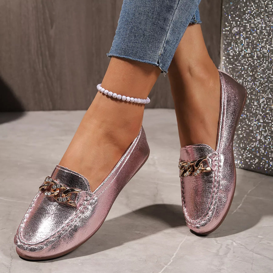 Round Toe Slip-Ons Apparel and Accessories