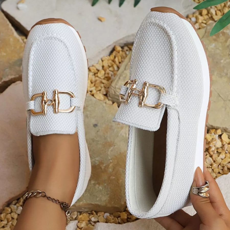 Round Toe Slip-Ons Apparel and Accessories