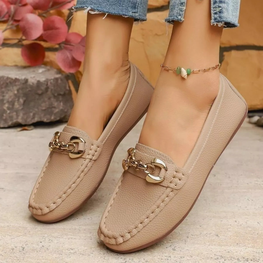 Round Toe Slip-Ons Apparel and Accessories