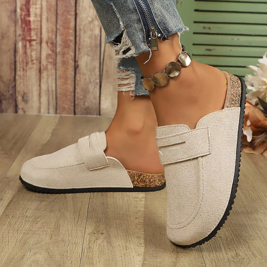 Round Toe Slip-Ons Apparel and Accessories