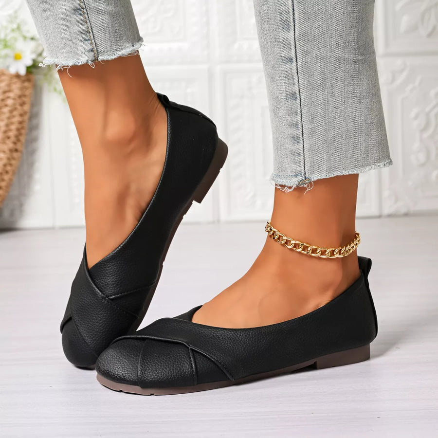 Round Toe Slip-Ons Apparel and Accessories