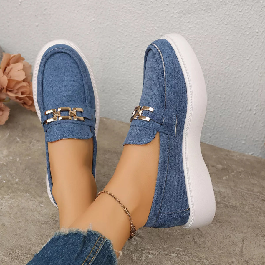 Round Toe Slip-Ons Apparel and Accessories