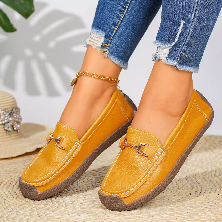 Round Toe Slip-Ons Apparel and Accessories