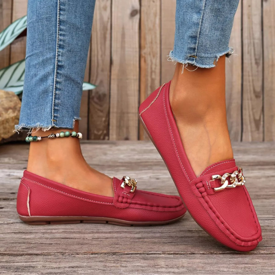 Round Toe Slip-Ons Apparel and Accessories