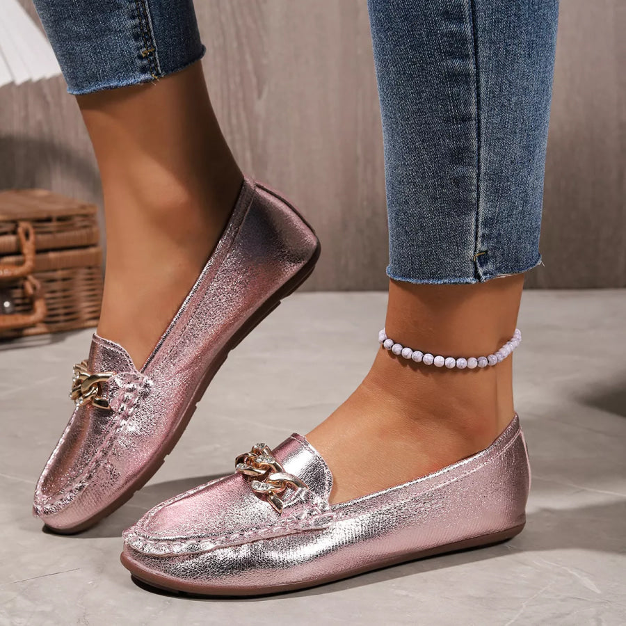 Round Toe Slip-Ons Apparel and Accessories