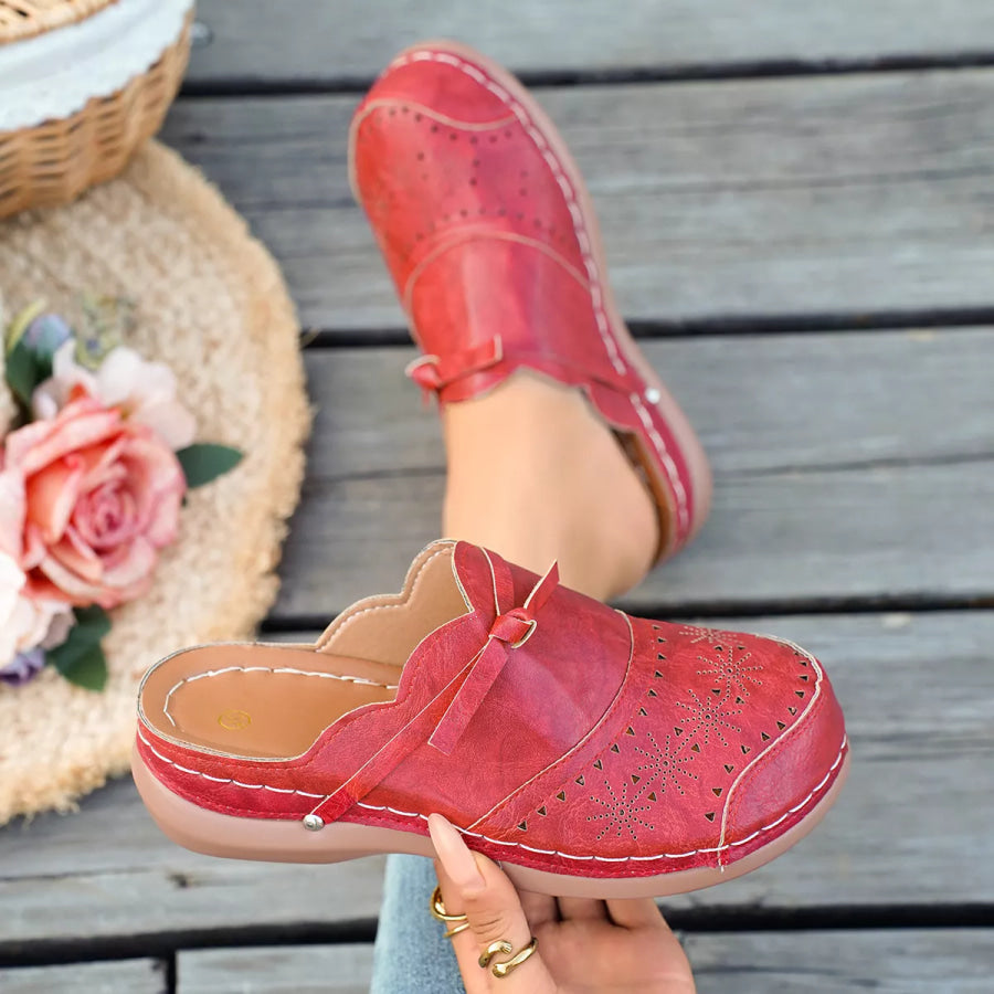 Round Toe Wedge Sandals Apparel and Accessories
