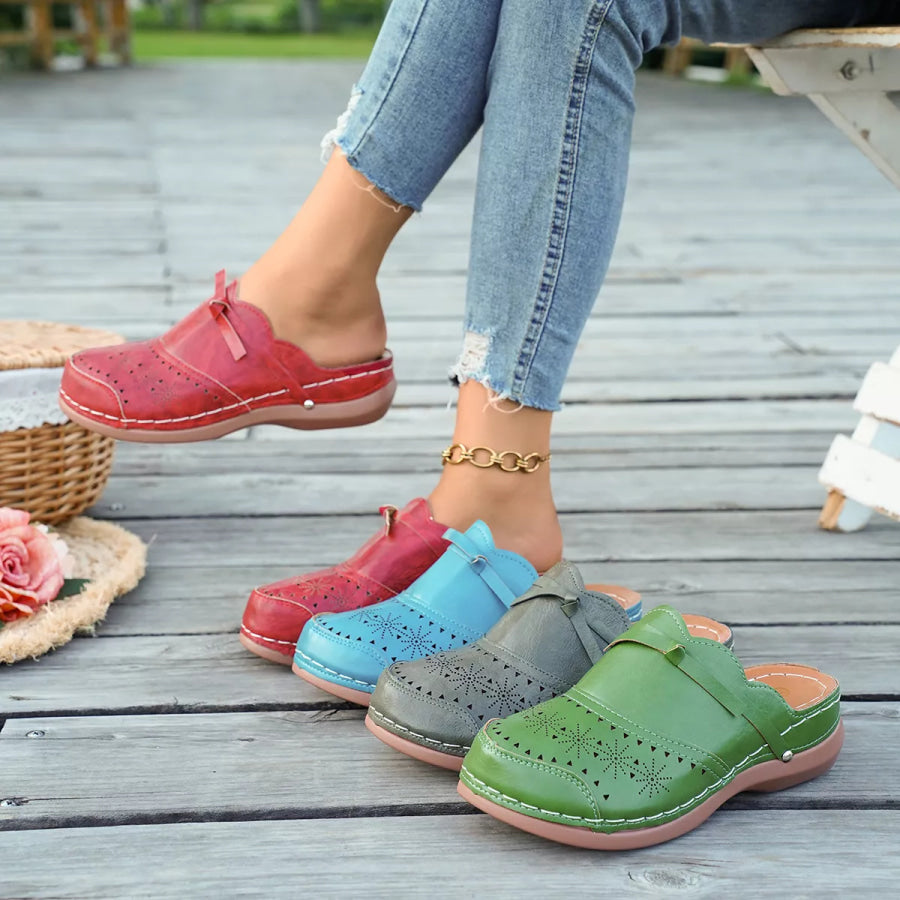 Round Toe Wedge Sandals Apparel and Accessories