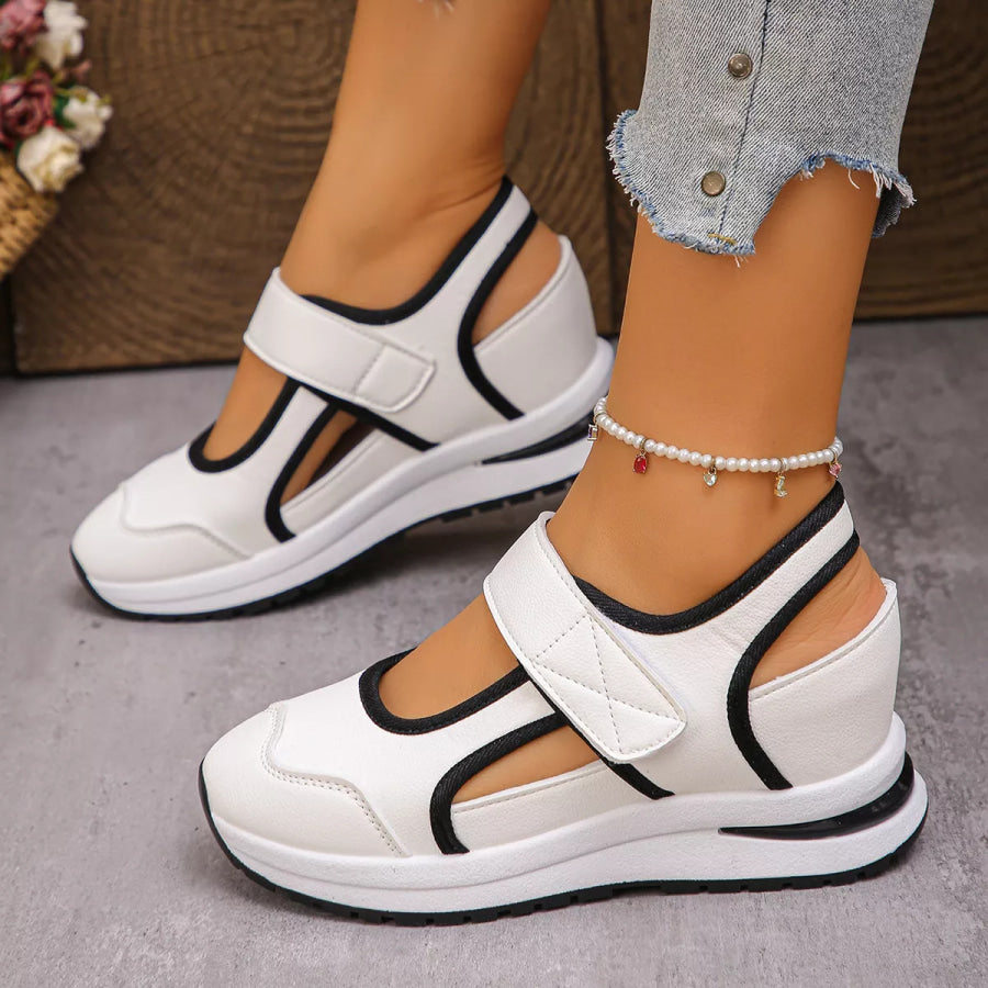Round Toe Wedge Sandals Apparel and Accessories