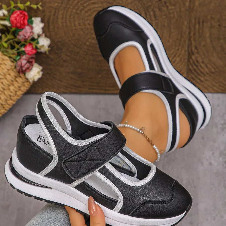 Round Toe Wedge Sandals Apparel and Accessories