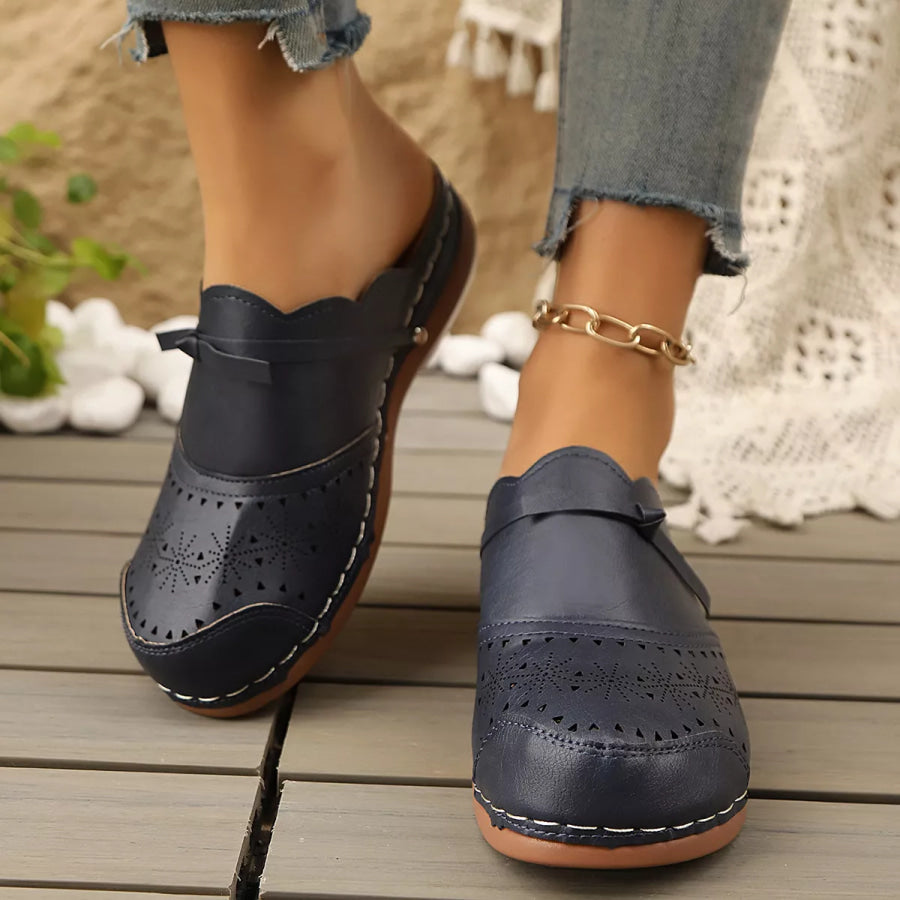 Round Toe Wedge Sandals Apparel and Accessories