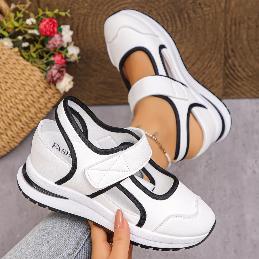 Round Toe Wedge Sandals Apparel and Accessories
