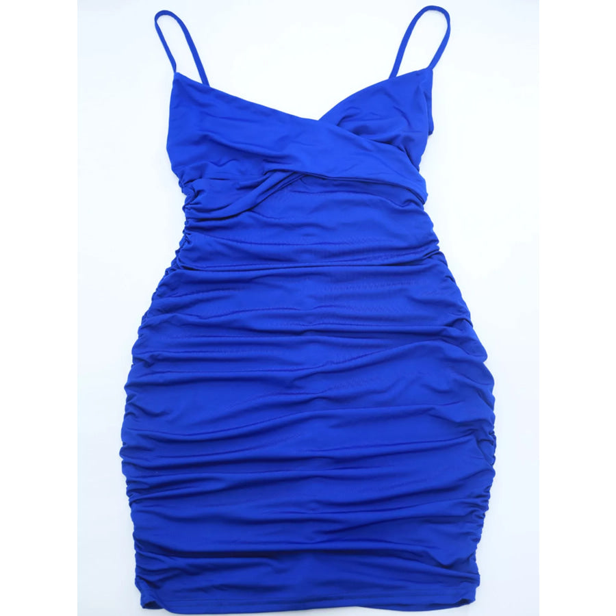 Ruched Bodycon Mini Dress Apparel and Accessories