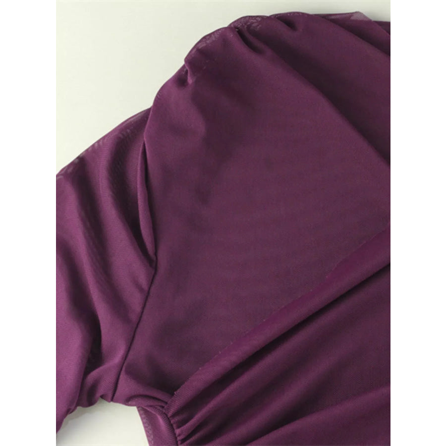Ruched Bodycon Mini Dress Apparel and Accessories