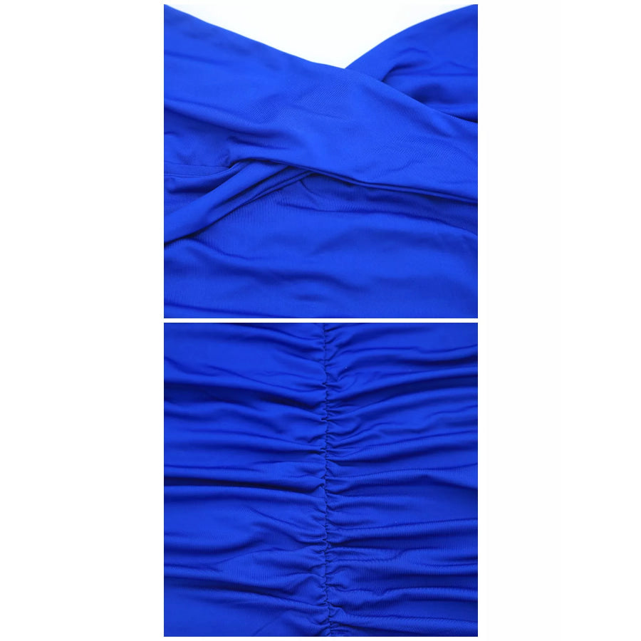 Ruched Bodycon Mini Dress Apparel and Accessories
