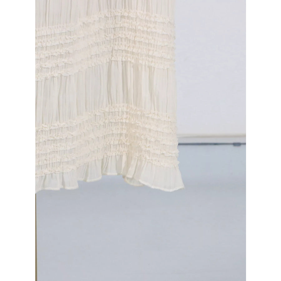 Ruched Halter Neck Maxi Dress Apparel and Accessories