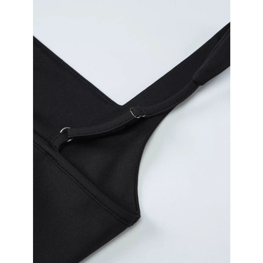 Ruched High-Slit Maxi Dress Apparel and Accessories