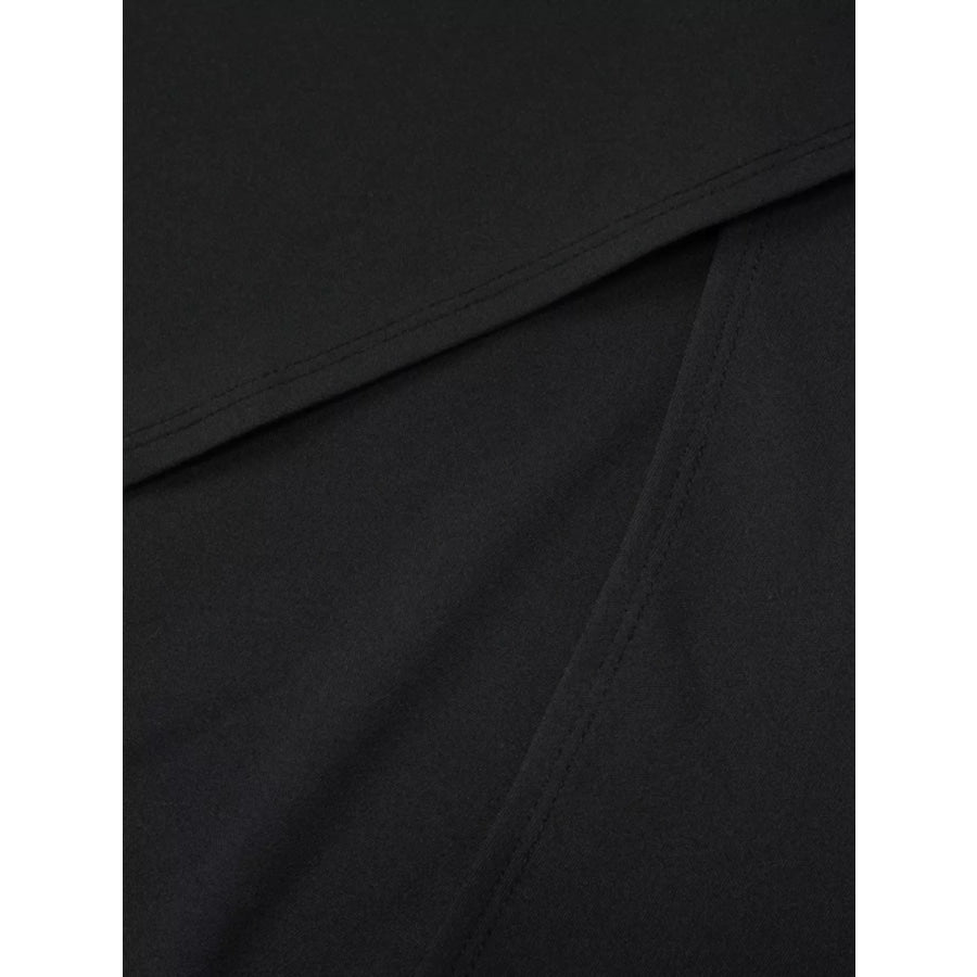Ruched High-Slit Maxi Dress Apparel and Accessories