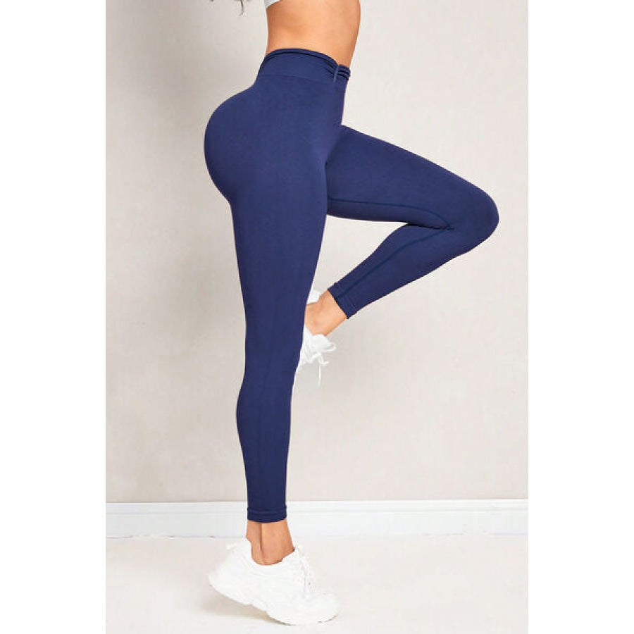 Ruched High Waist Active Leggings Clothing