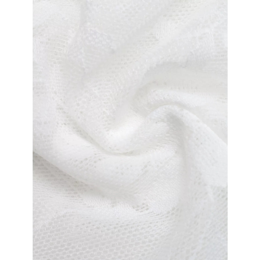 Ruched Lace Tube Top Apparel and Accessories