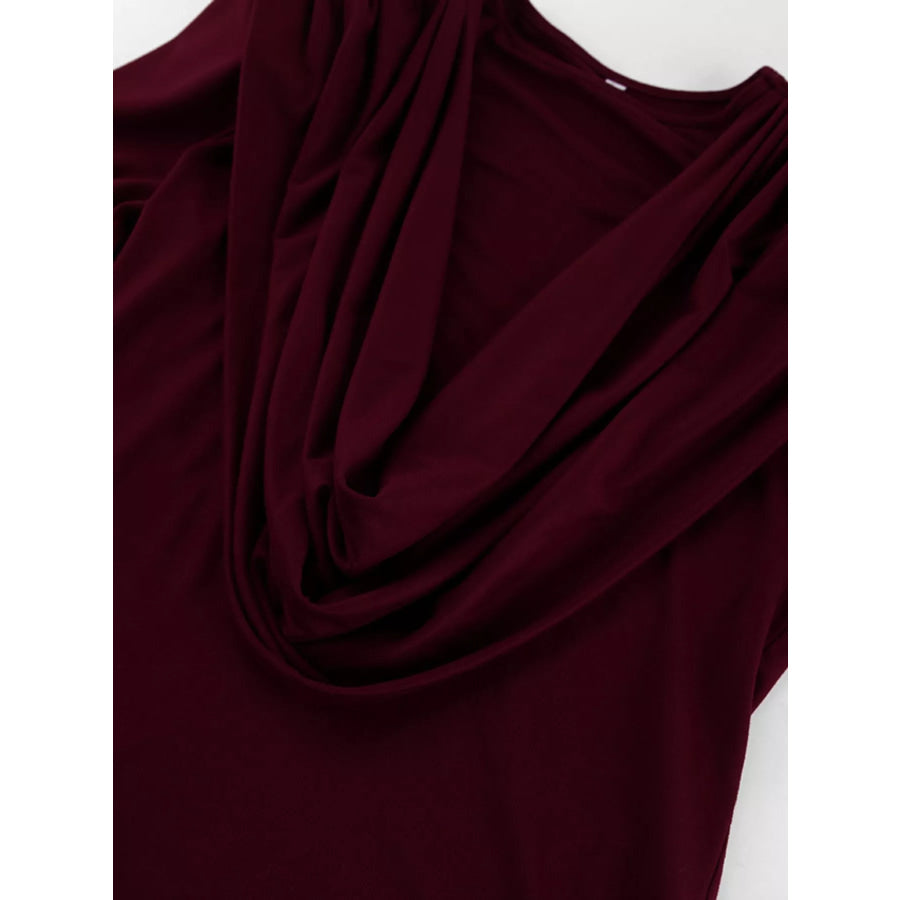 Ruched Long Sleeve T-Shirt Apparel and Accessories