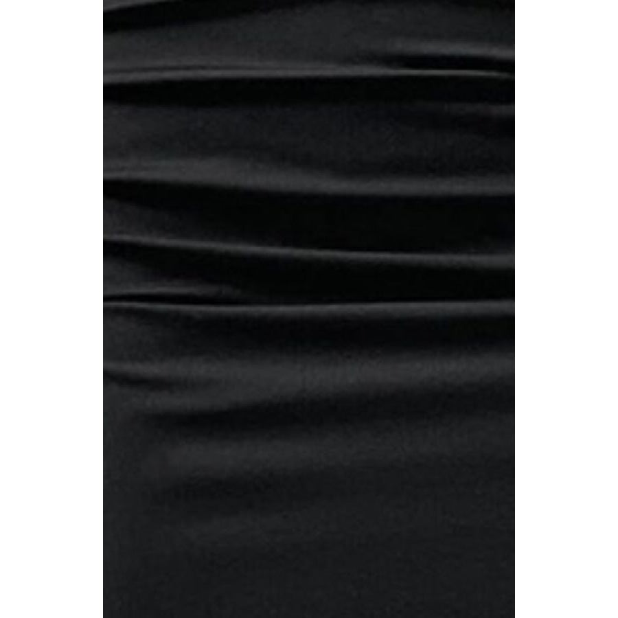 Ruched Maxi Trumpet Skirt Clothing