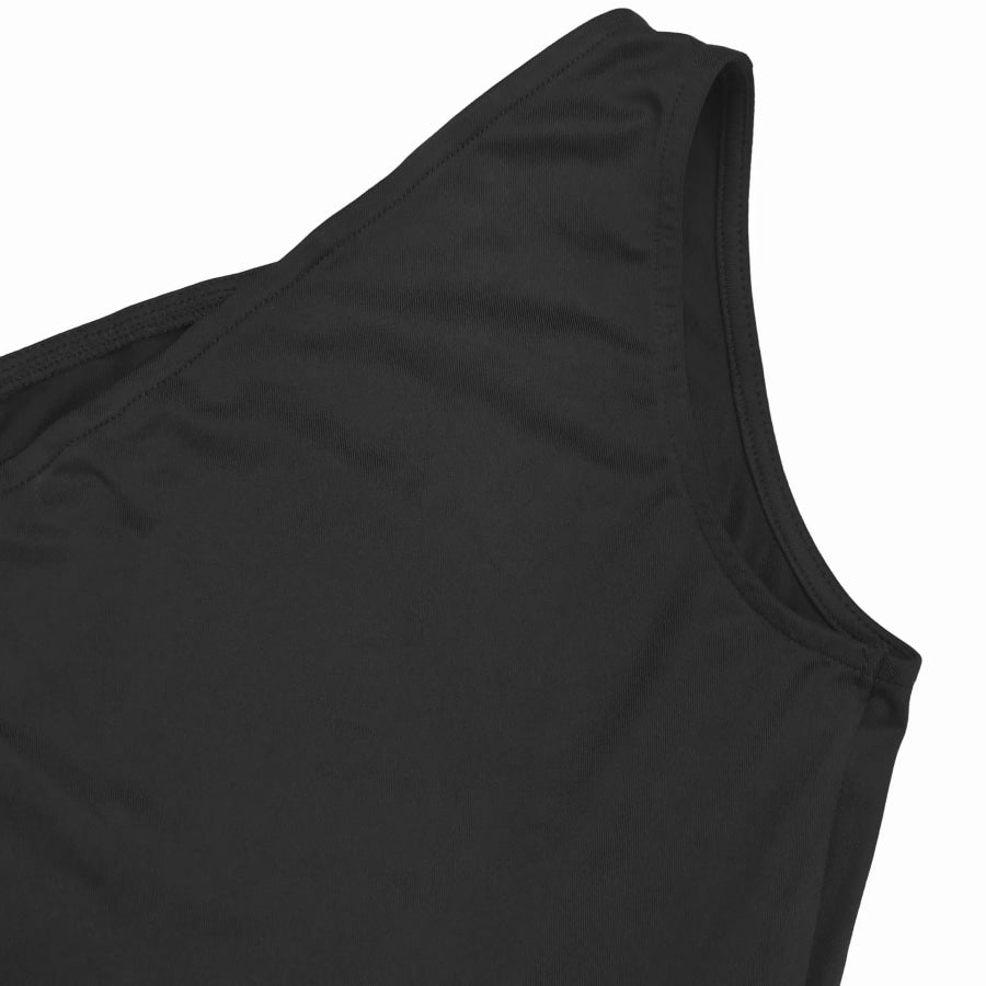 Ruched One-Shoulder Maxi Dress Apparel and Accessories
