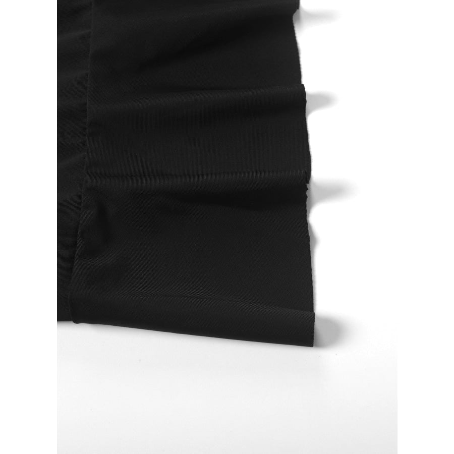 Ruched Ruffle Hem Mini Dress Apparel and Accessories