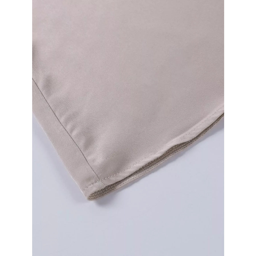 Ruched Slit Spaghetti Strap Dress Apparel and Accessories