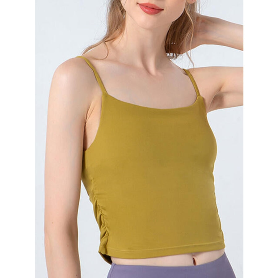 Ruched Sports Cami Chartreuse / S