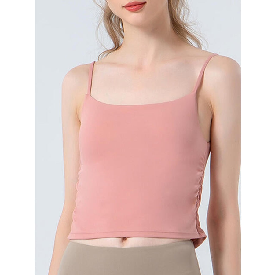 Ruched Sports Cami Dusty Pink / S