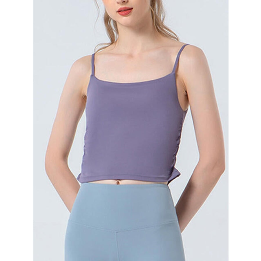 Ruched Sports Cami Lavender / S