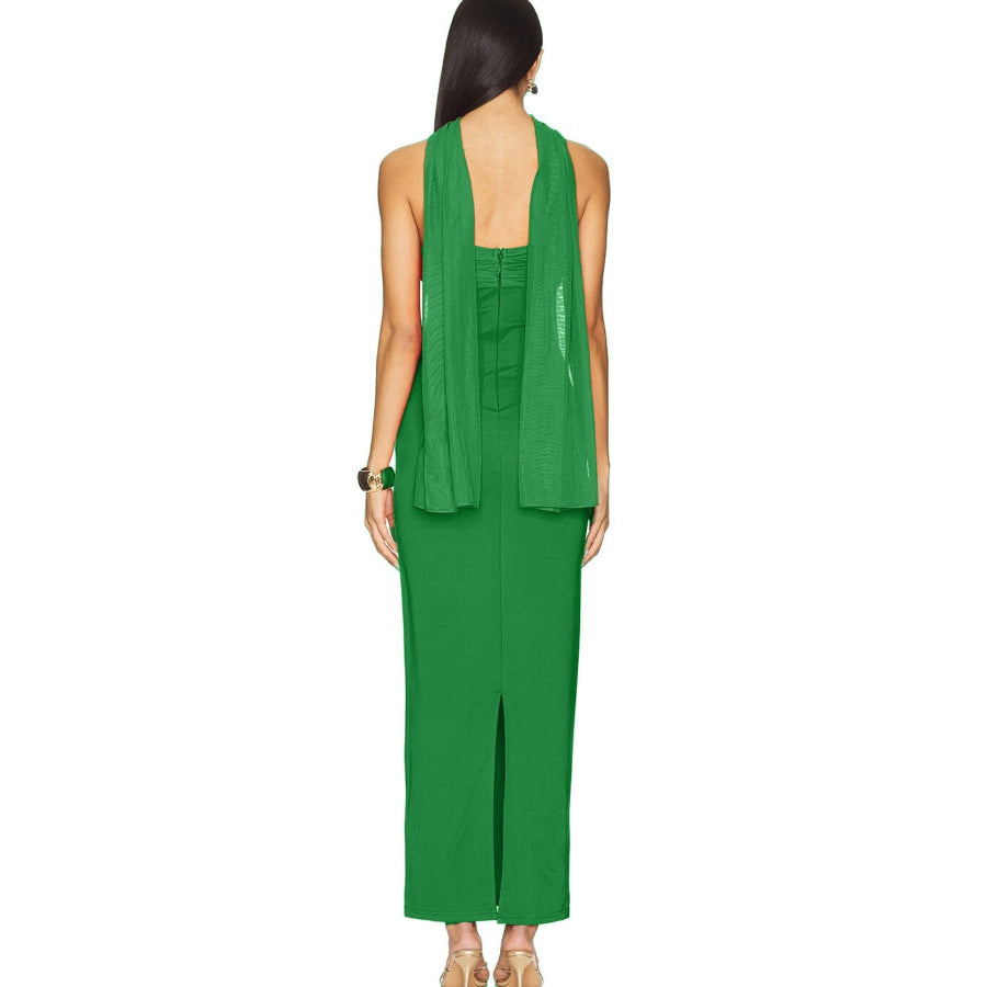 Ruched Tube Maxi Dress Apparel and Accessories