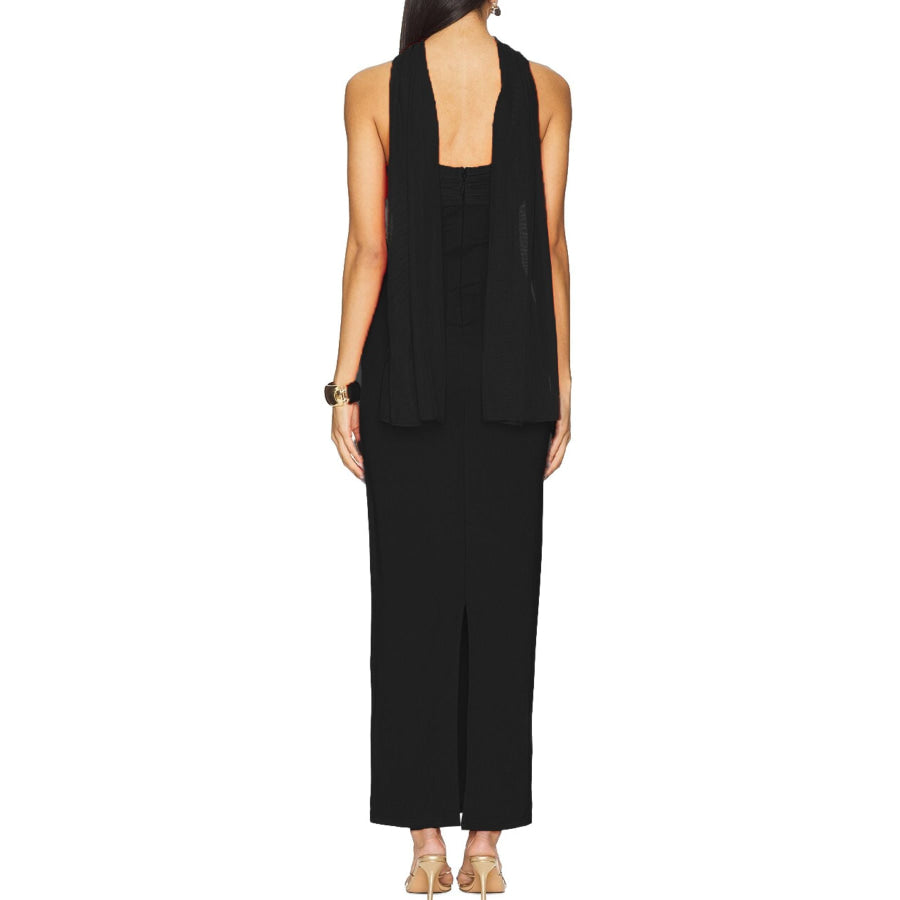 Ruched Tube Maxi Dress Apparel and Accessories