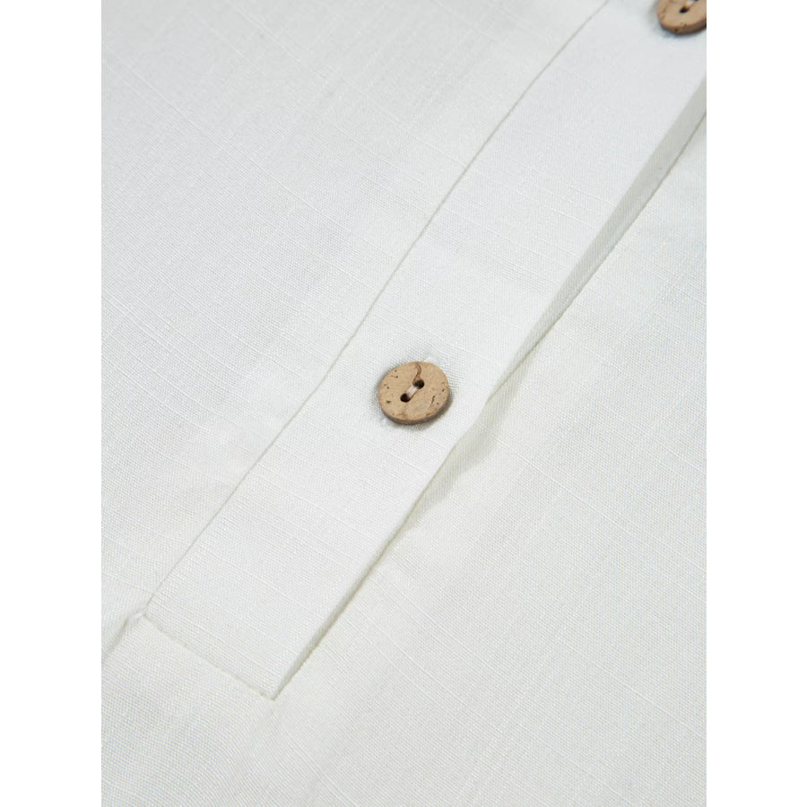 Ruffle Elastic Cuffs Puffy Long Sleeve Button Down Shirt Apparel and Accessories