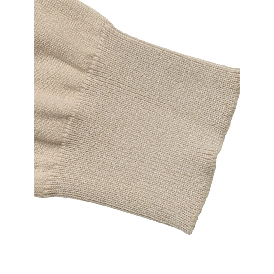 Ruffle Hem Button-Up Cardigan Apparel and Accessories