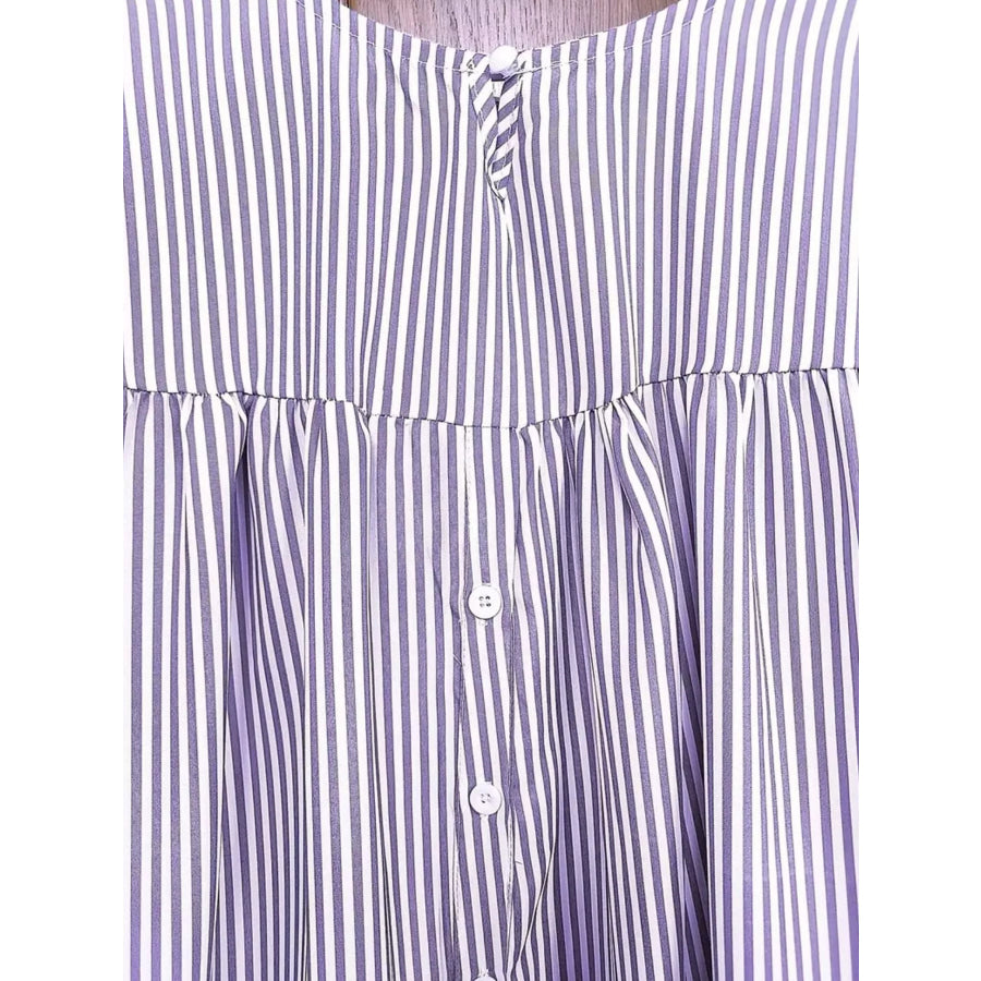 Ruffle Hem Half Sleeve Blouse Apparel and Accessories