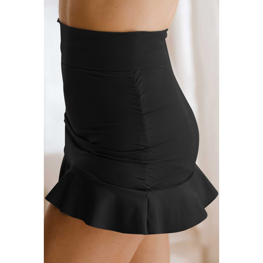 Ruffle Hem Swim Skort Apparel and Accessories