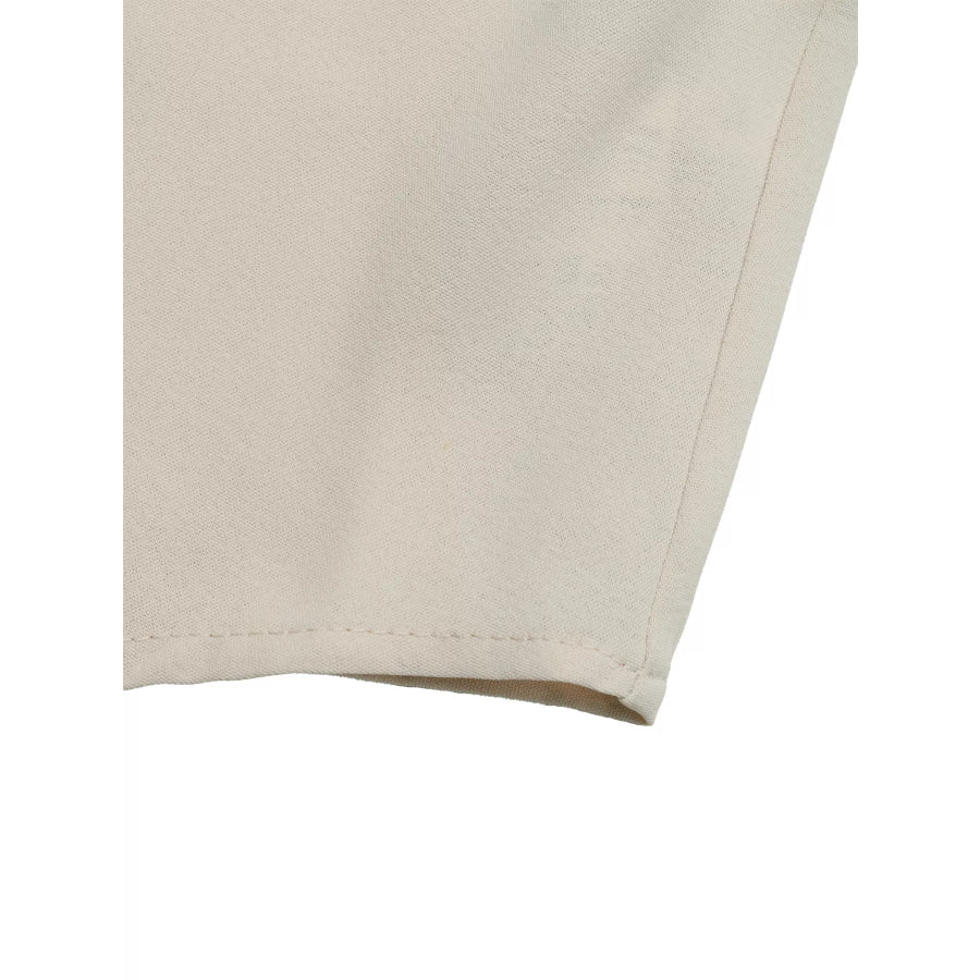 Ruffle Sleeve Tie-Neck Shirt Apparel and Accessories