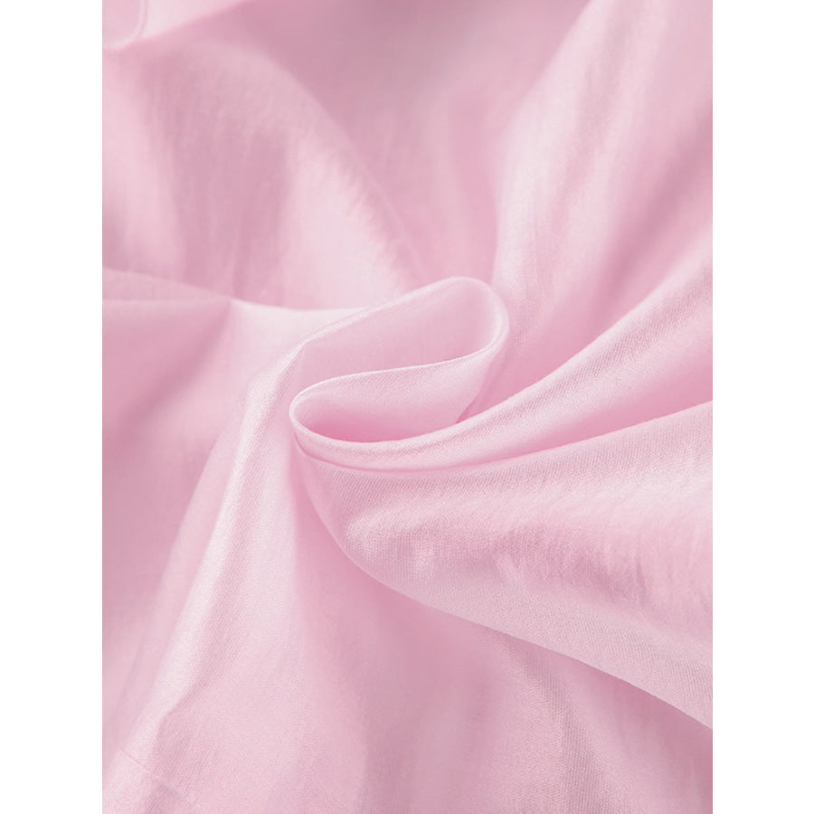 Ruffle Trimmed Long Sleeve Blouse Apparel and Accessories