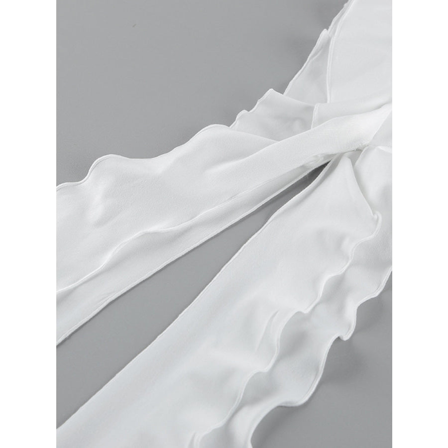 Ruffled Hem Cami Top Apparel and Accessories