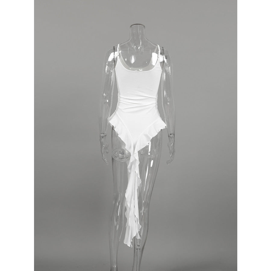 Ruffled Hem Cami Top Apparel and Accessories
